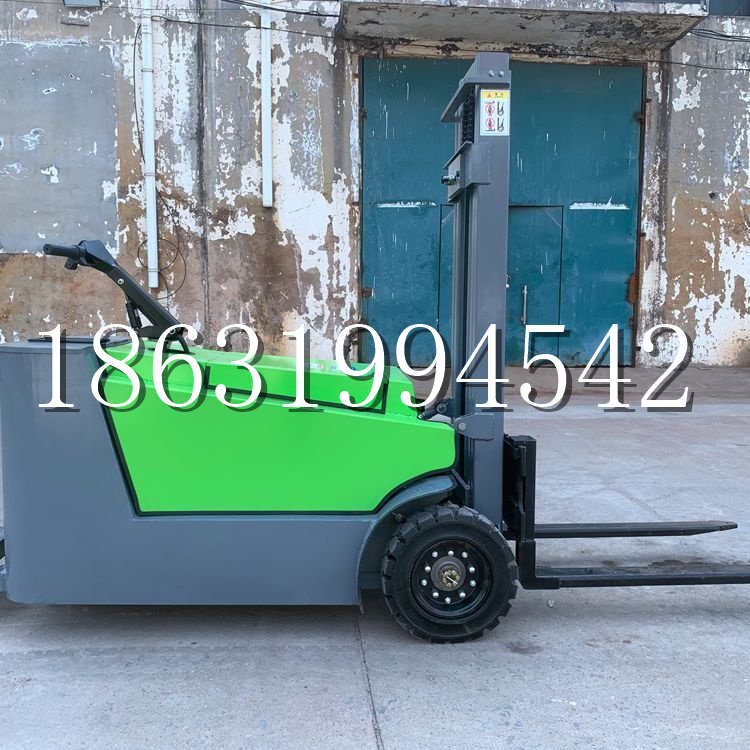 竹北市小型电动叉车1吨2吨步行站驾式电瓶堆高充电装卸车液压升降车铲车